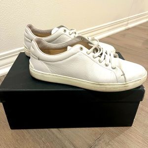 Rag & Bone white leather Kent lace up